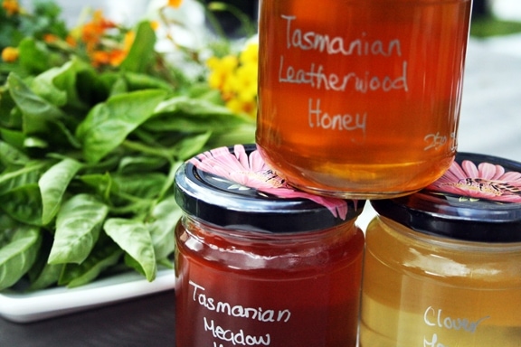 leatherwood honey jars