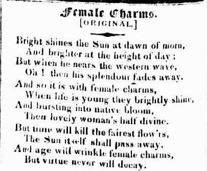 Poet's Corner - Female Charms