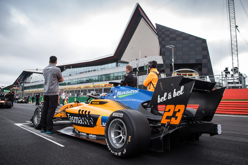 Alex Peroni on track