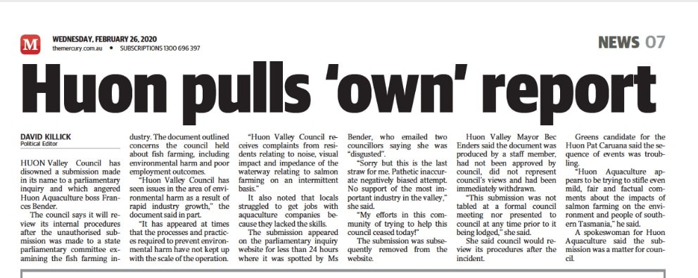 Who's in Charge of the Huon Valley Council? 2 Who's in Charge of the Huon Valley Council? 2