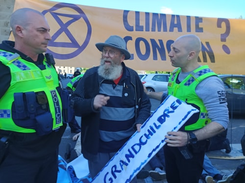 Police Drop Charges from Parliament Blockade Arrests 1