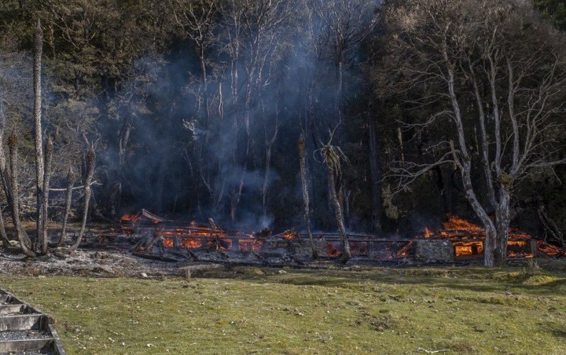 Cradle Mountain Trailside Museum Destroyed by Fire 1
