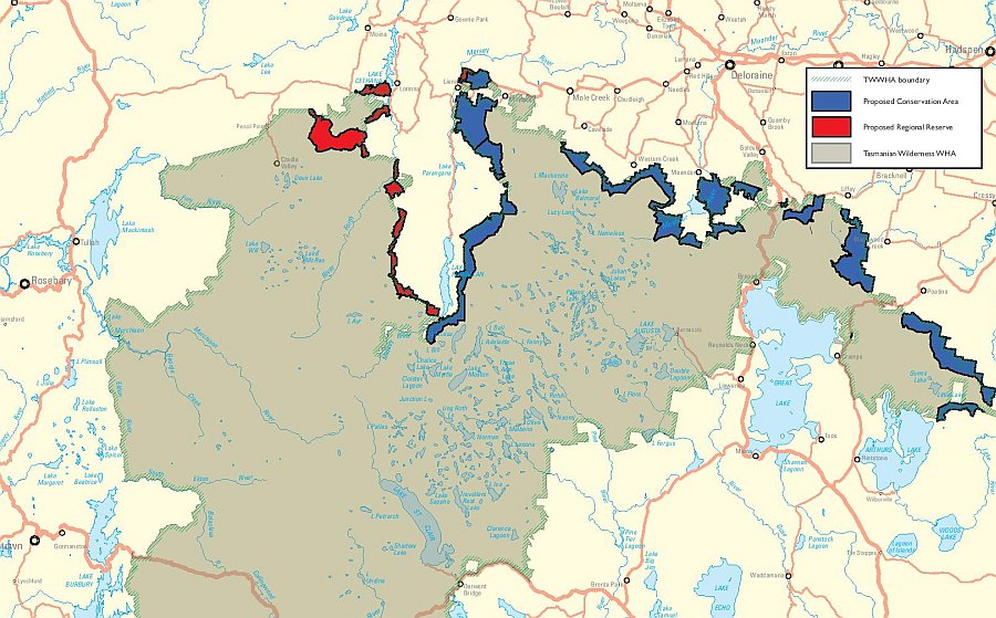 Reservation of Land in the Tasmanian Wilderness World Heritage Area 3