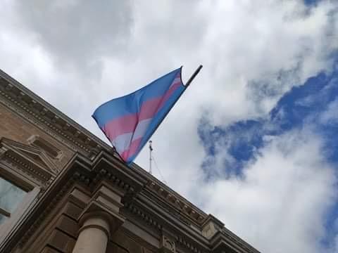 Transgender Flag Raised in Hobart 3