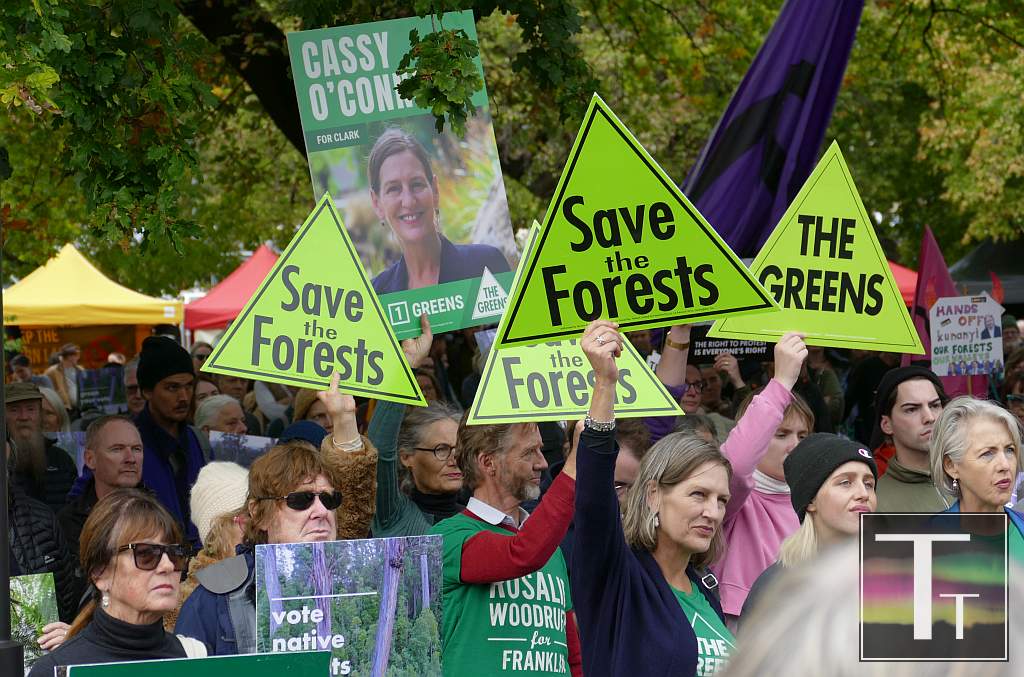 Photo Essay - Vote Environment Rally - Tasmanian Times