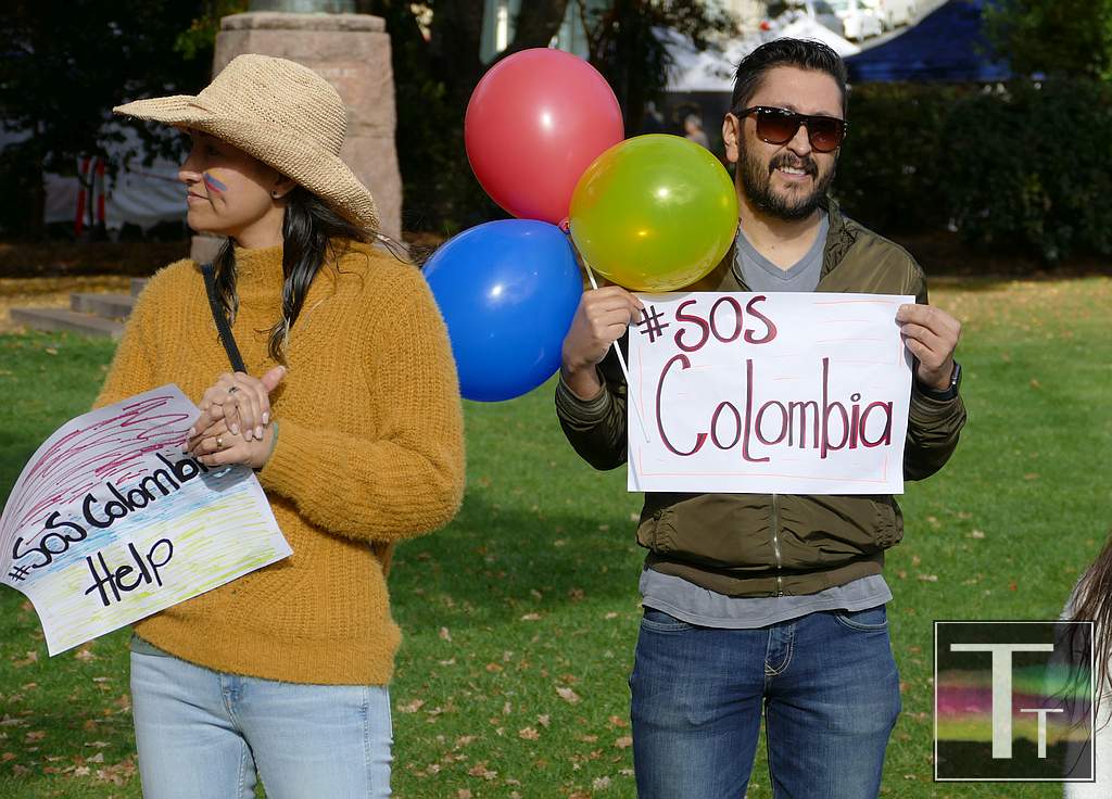 SOS Colombia Rally Tasmanian Times