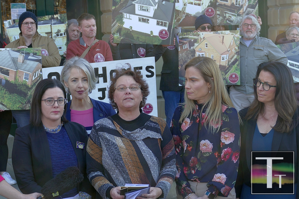 Dynnyrne Residents Protest Fifth Lane Proposal 5