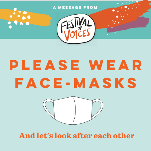 Face Masks for Festival of Voices 1