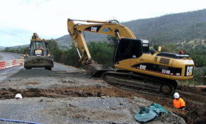 Lyell Highway Roadworks 36