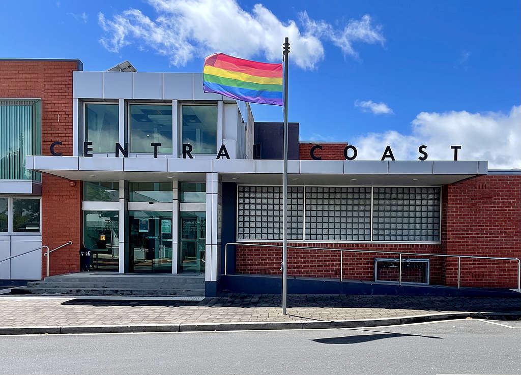 Ulverstone Flies Pride Flag 3