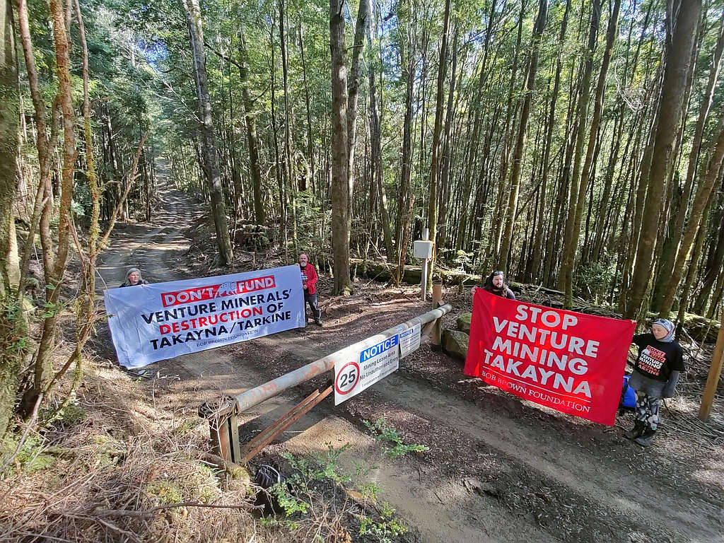 BBF Protests Continue at Takayna Mine 1