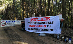Venture Minerals Face Protests at Tarkine Mine & Perth AGM 20