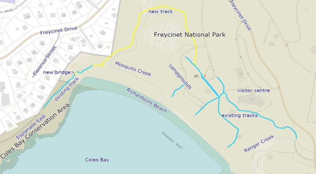 Have Your Say on Freycinet Esplanade to Visitor Centre Shared Use Track Project 4 Have Your Say on Freycinet Esplanade to Visitor Centre Shared Use Track Project 4