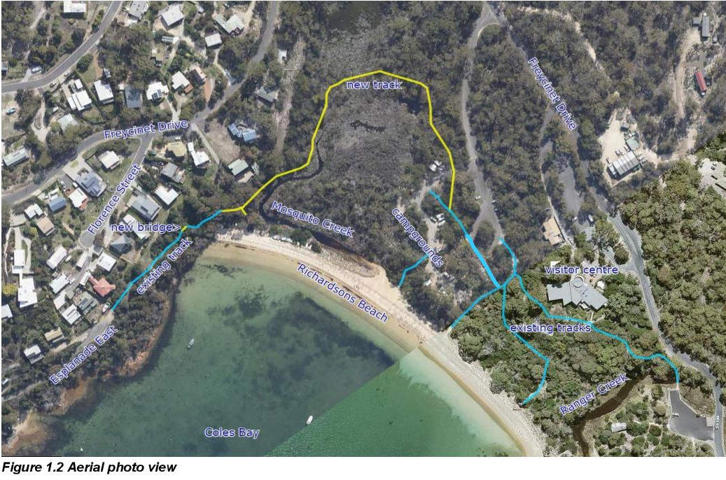 Have Your Say on Freycinet Esplanade to Visitor Centre Shared Use Track Project 3