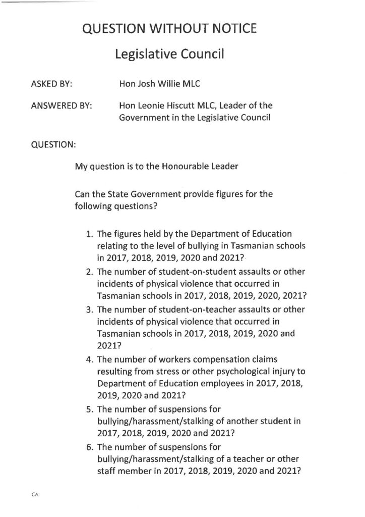 Labor: 'Our Schools are Unsafe' 11