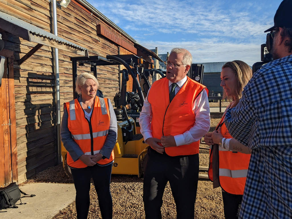 Morrison Presser at George Town; Lark Distillery Announcement 11 Morrison Presser at George Town; Lark Distillery Announcement 11