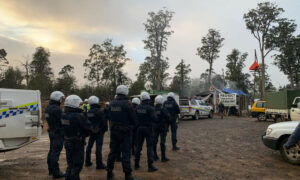 Arrests at takayna Protest Camp 9