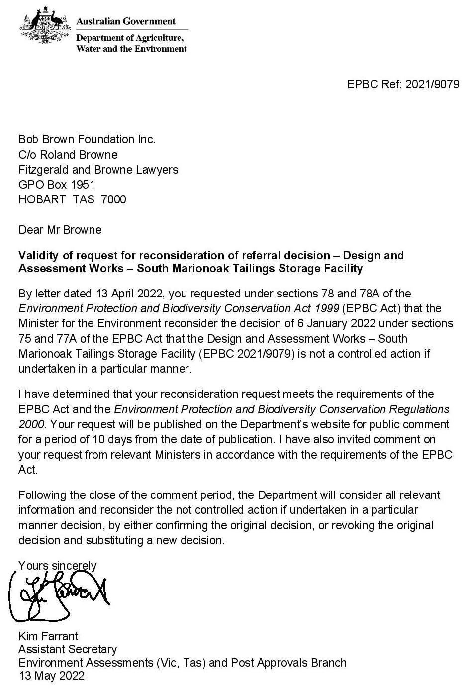 Minister to Reconsider MMG Tailings Dam Approval 3 Minister to Reconsider MMG Tailings Dam Approval 3