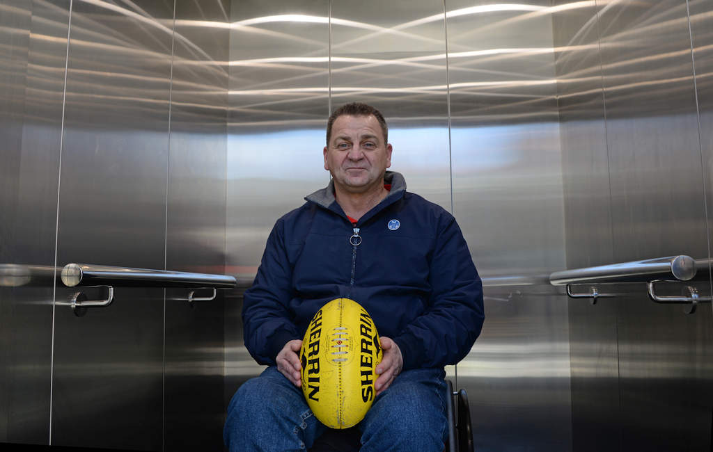 Wheelchair Lift Provides Access at North Hobart Oval Tasmanian Times
