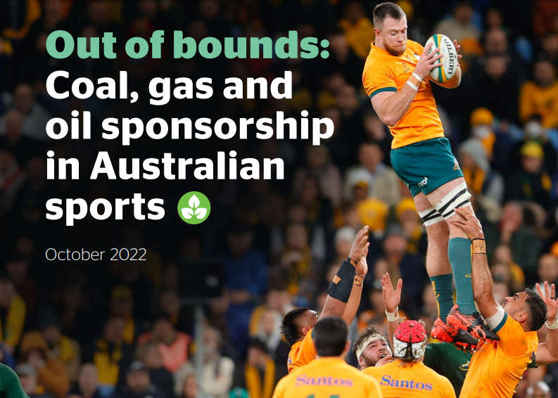 Out of Bounds: Coal, Gas & Oil Sponsorship in Australian Sports 1