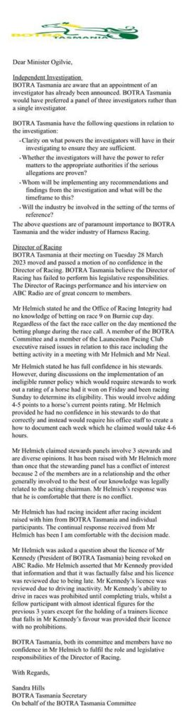 Labor: Gag Order by Director of Racing Beggars Belief 12