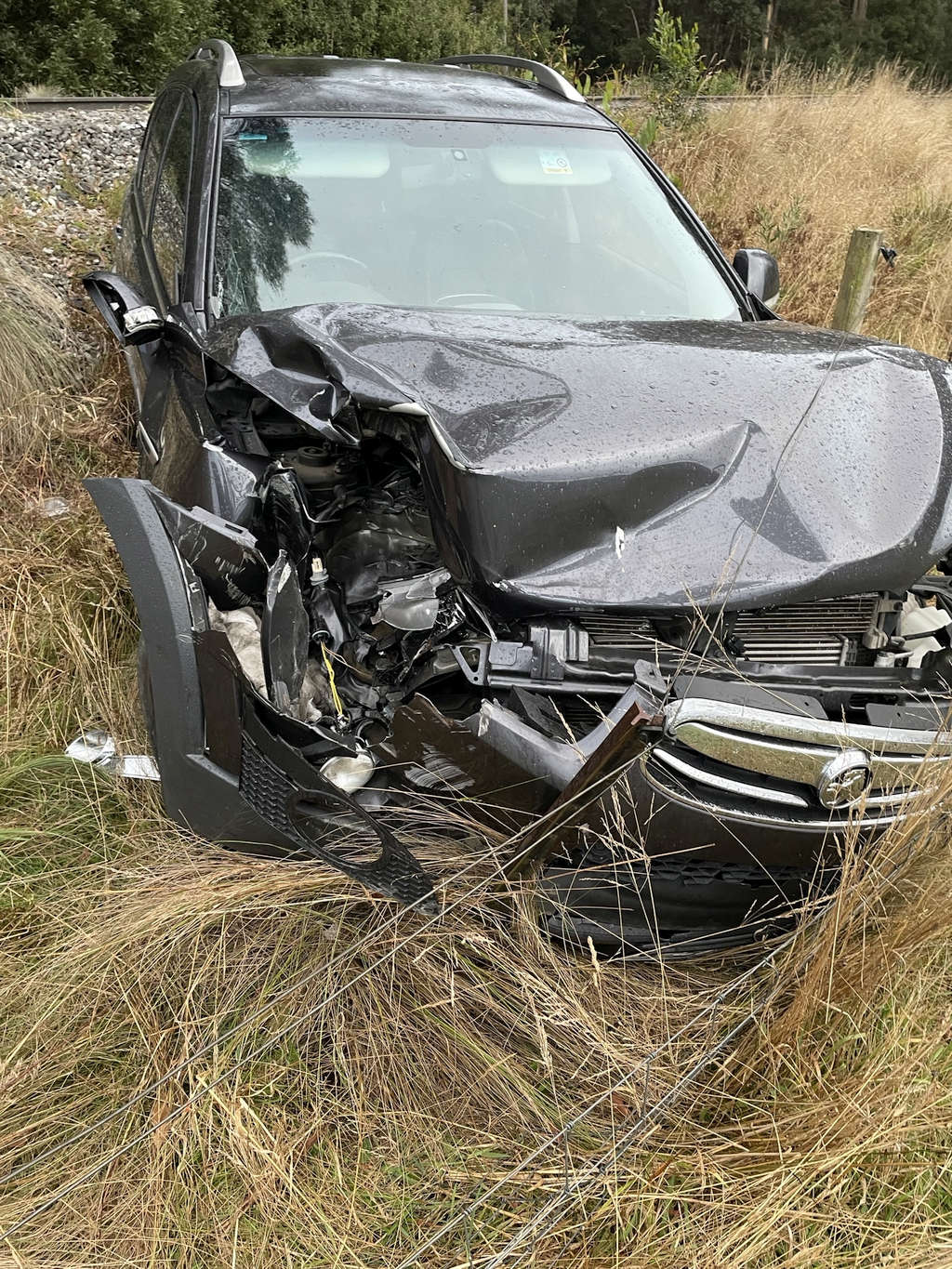 Train Collides with Abandoned Car at Railton 1