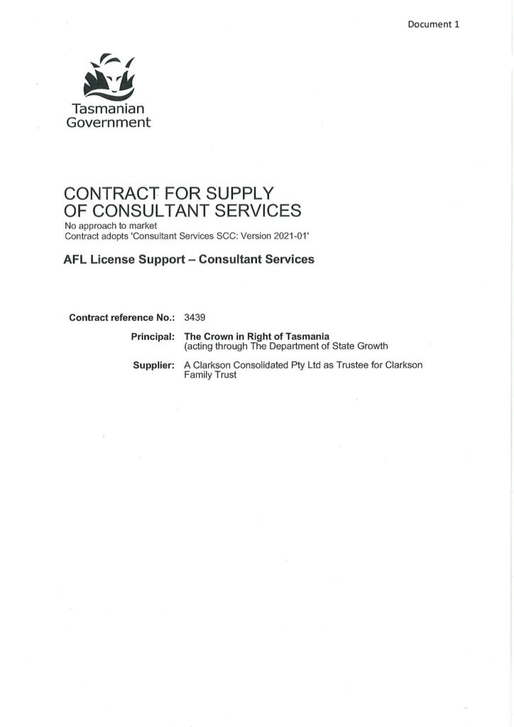 Where’s Alastair Clarkson’s White Paper? 25