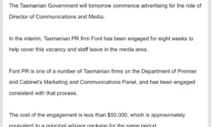 Government to Outsource Communications Director ... 3