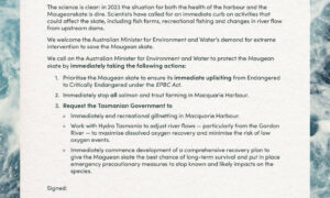 Letter to Plibersek Calls for Action on Maugean Skate 16
