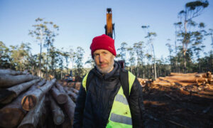 Photographer Rob Blakers Arrested at Swift Parrot Protest 6