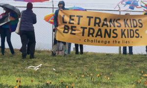 Protest Sends Pro-trans Message to Hobart Commuters 18