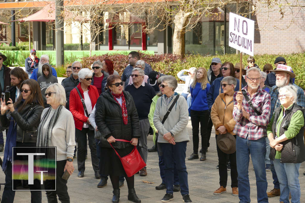Photo Essay - No Stadium Rally At Launceston - Tasmanian Times