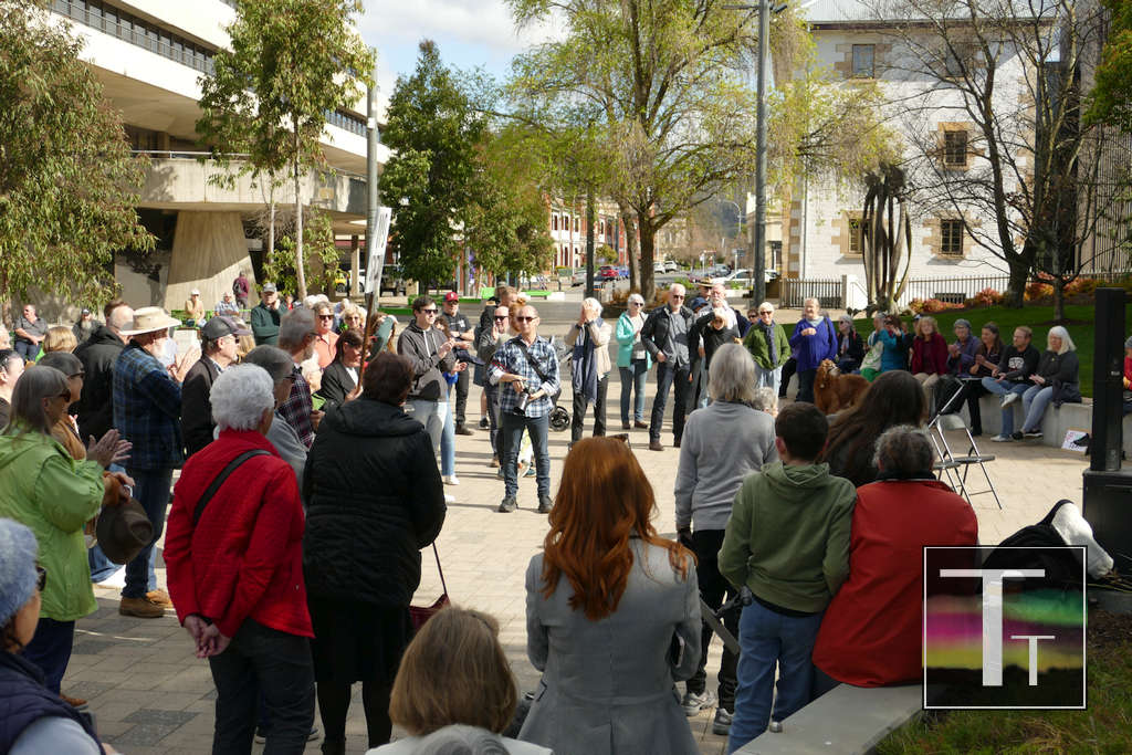 Photo Essay - No Stadium Rally At Launceston - Tasmanian Times