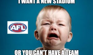 Yes Team, No Stadium Rally in Launceston this Sunday 3