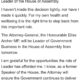 Nic Street Steps Down as Leader of House of Assembly 6