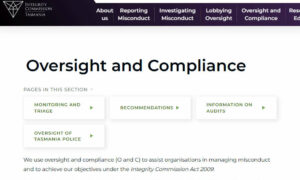New Webpage for Integrity Commission's 'Oversight and Compliance' Program 19