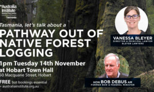 Talk - Pathway out of Native Forest Logging 4