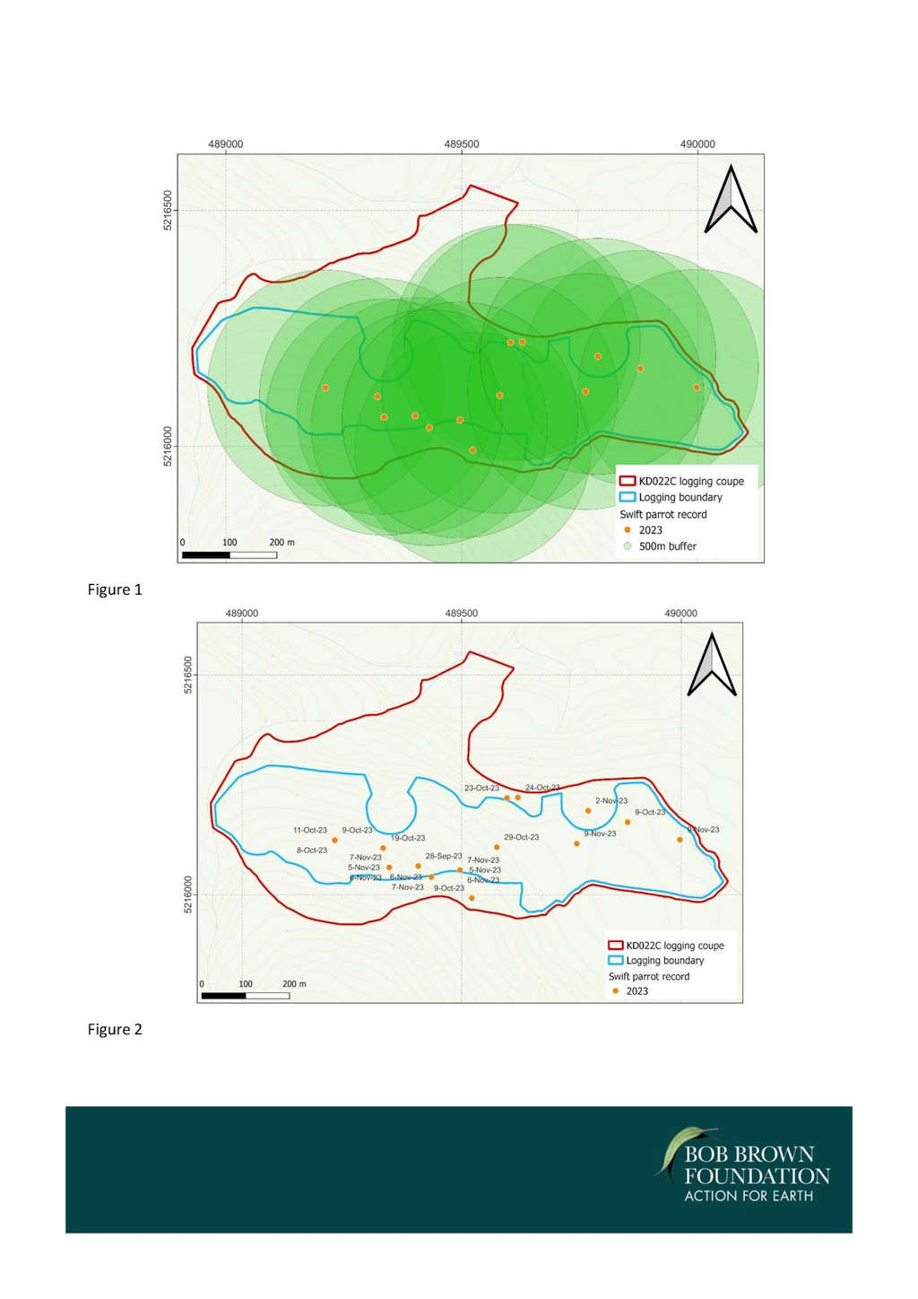 BBF Threatens Logging Injunction in Swift Parrot Habitat 42 BBF Threatens Logging Injunction in Swift Parrot Habitat 42