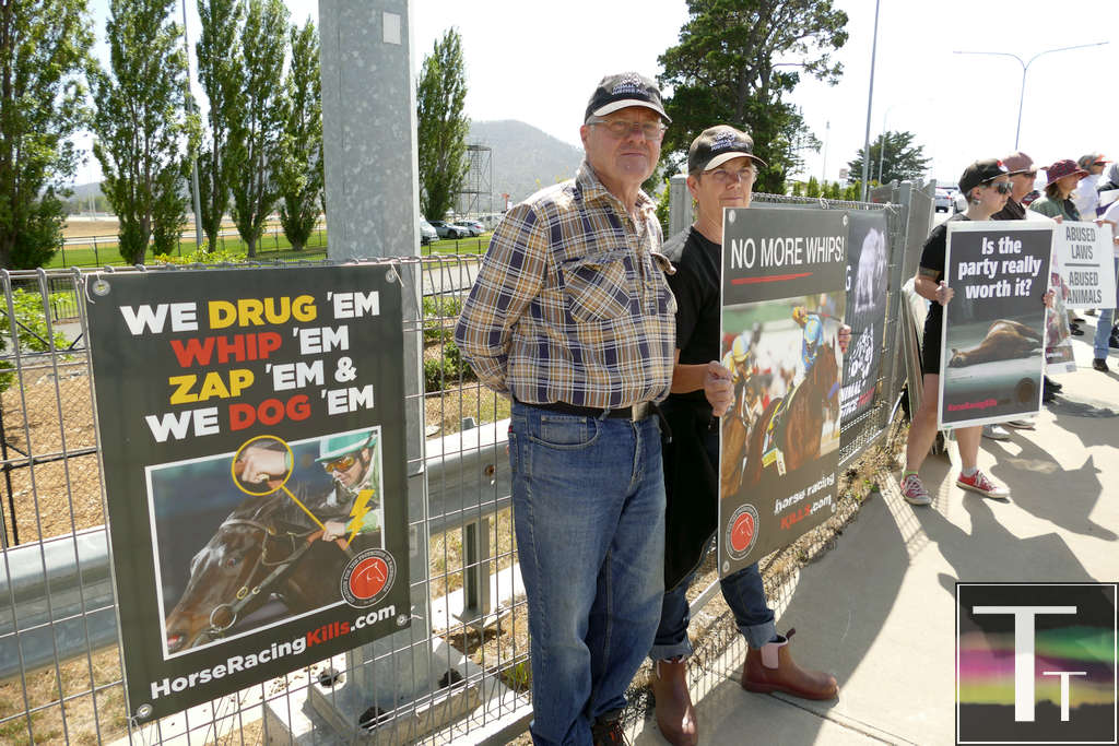 Activists Protest Hobart Cup 12 Activists Protest Hobart Cup 12