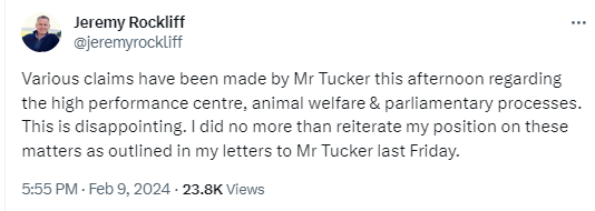 Tucker and Alexander: We'd Like to Stick to our Original Agreement 9 Tucker and Alexander: We'd Like to Stick to our Original Agreement 9