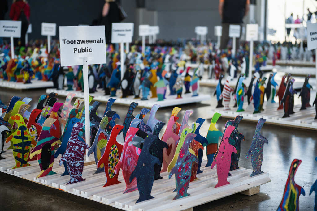 Men's Sheds Making Antarctic Festival Penguins 1