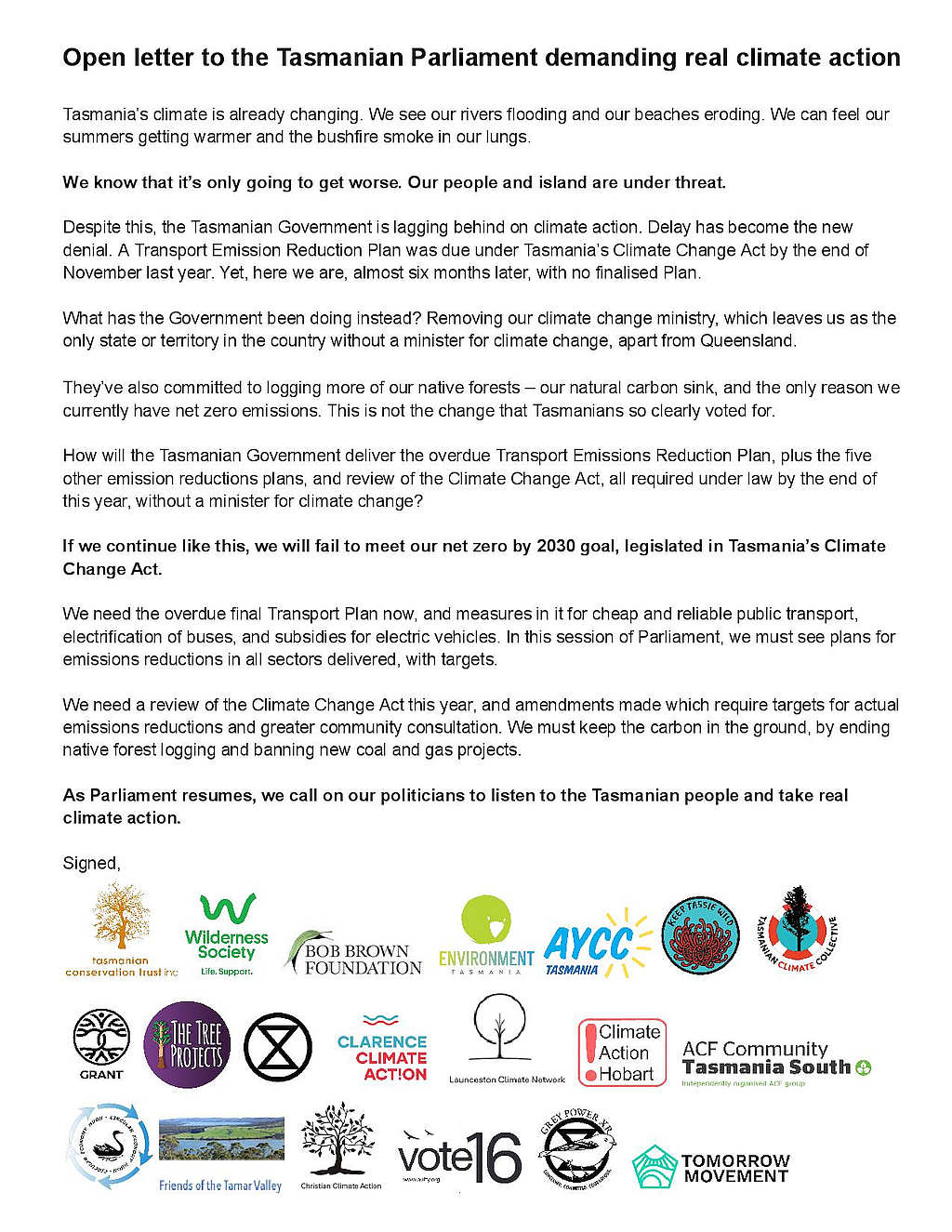 Community Groups Demand Climate Action 3 Community Groups Demand Climate Action 3