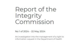 Integrity Commission Finds Questionable Conduct around RTI Processes 23
