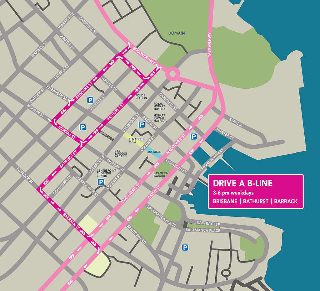 'B-streets' Strategy for Hobart Traffic Woes 1