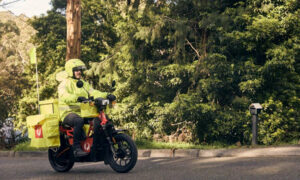 Posties Using New Electric Motorcycles 7