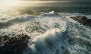 18M Monster Wave Slams Cape Sorell 9