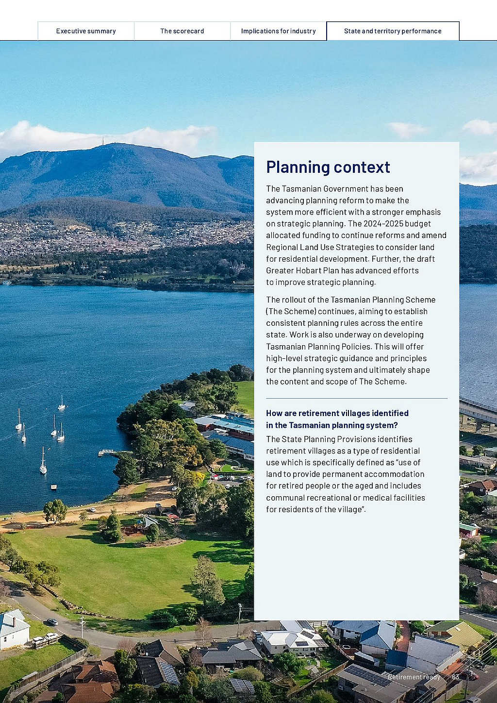 Tasmania Lagging on Retirement Villages 21 Tasmania Lagging on Retirement Villages 21