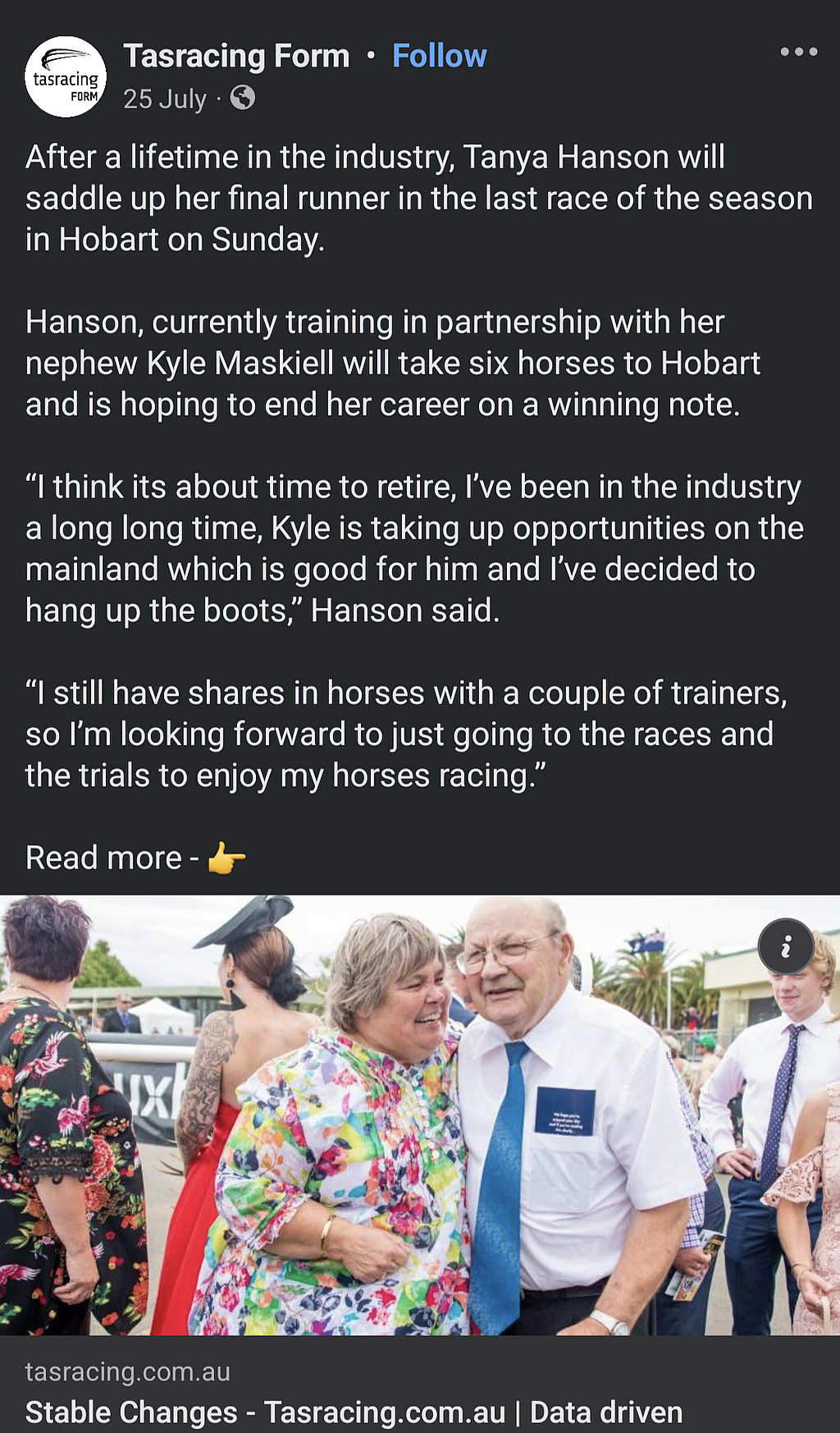 Tasracing Honours Trainer Who Starved Horses 9
