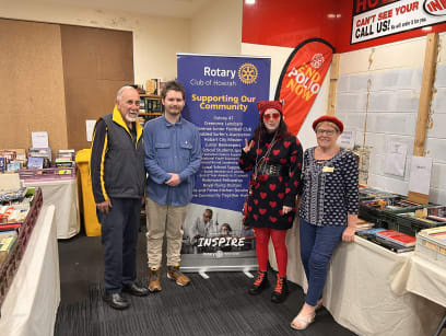 Rotary Bookshop Provides Work Experience for NDIS Participants 1 Rotary Bookshop Provides Work Experience for NDIS Participants 1