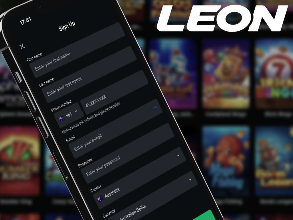 Screenshot der Leonbet App